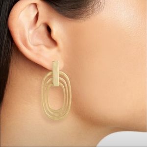 Madewell Gold Latitude Earrings